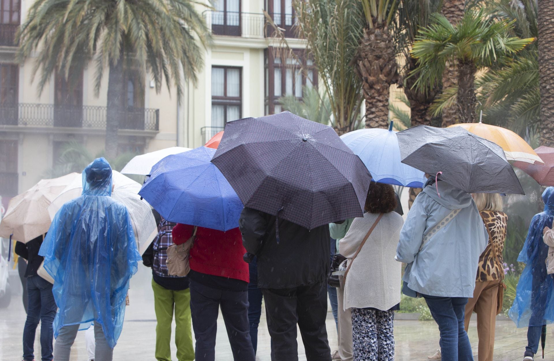 La jornada de lluvias en Valencia, en imágenes