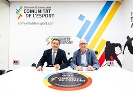 Firma del contrato de renovación Comunitat de l'Esport.