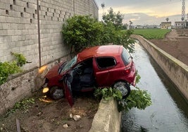 Vehículo accidentado.