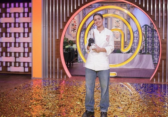 Ángela, la ganadora de la decimosegunda edición de Masterchef.