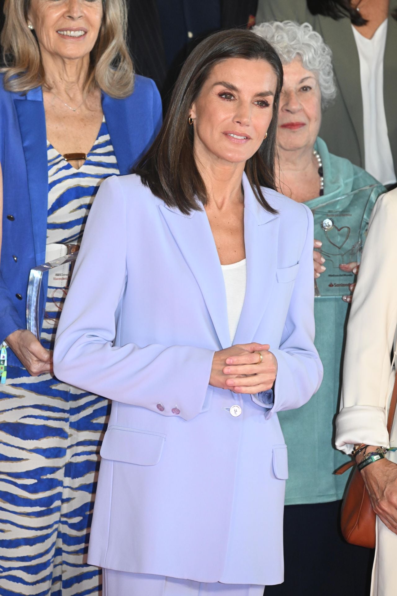 El look más primaveral de la reina Letizia