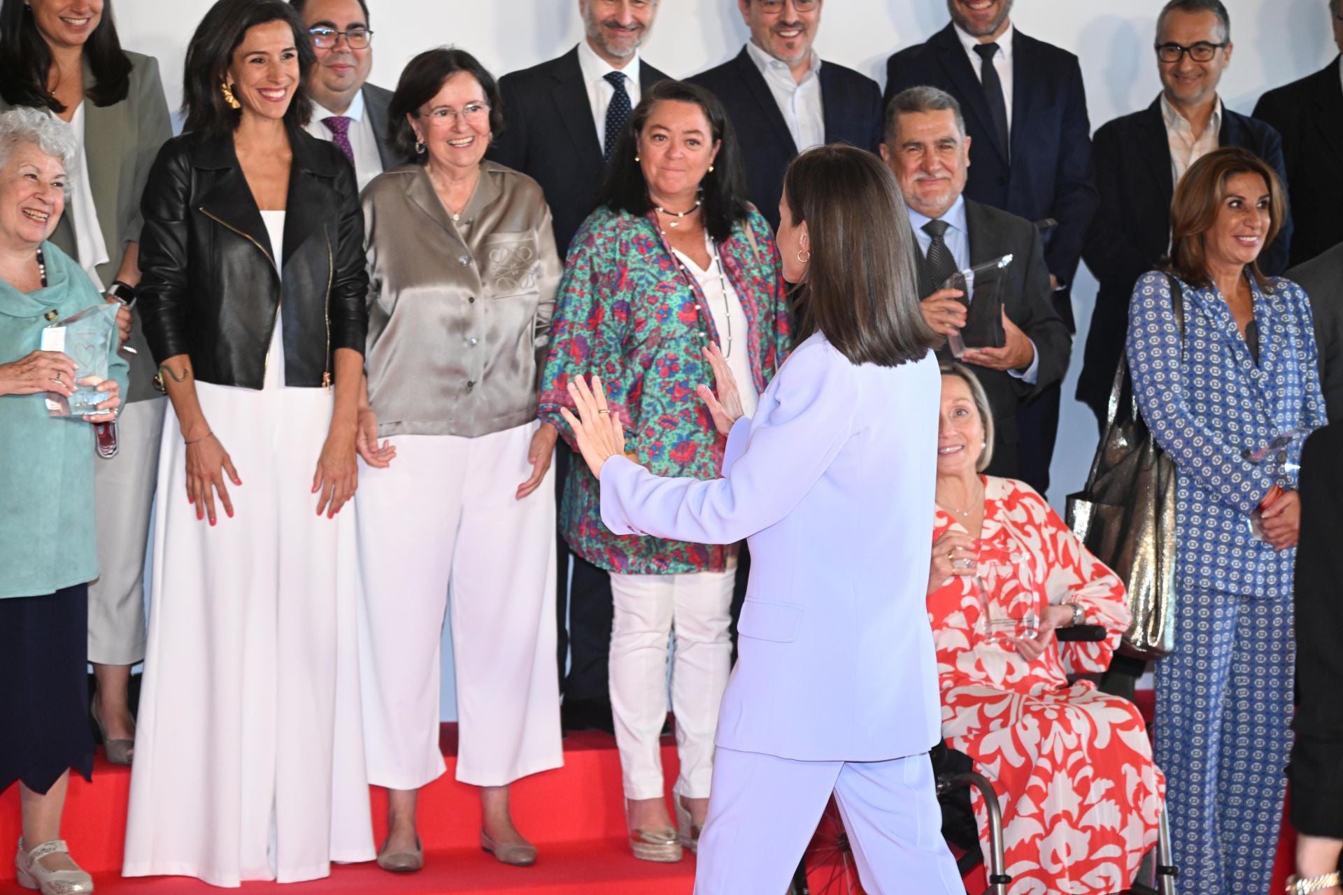 El look más primaveral de la reina Letizia