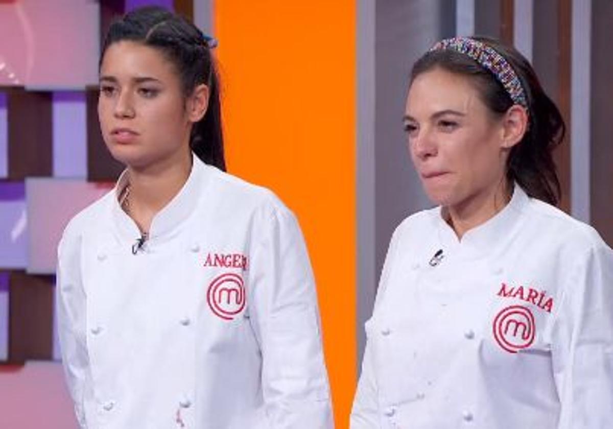 Ángela (izq) y María (dcha), las dos finalistas.