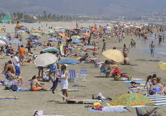 Imagen de archivo de la Playa del Gurugú en Castellón.