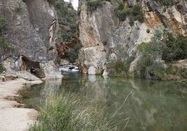 Paraje de la ruta del agua de Chelva, en una imagen de archivo.