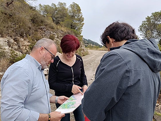 La Diputación acondicionará un acceso para vehículos forestales de Barx al Mónduver tras un desprendimiento