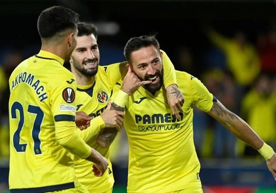 Morales, durante un partido con el Villarreal, en una imagen de archivo.