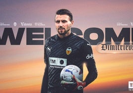 Stole Dimitrievski, el nuevo fichaje del Valencia.