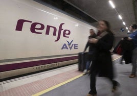 Un tren de Renfe.