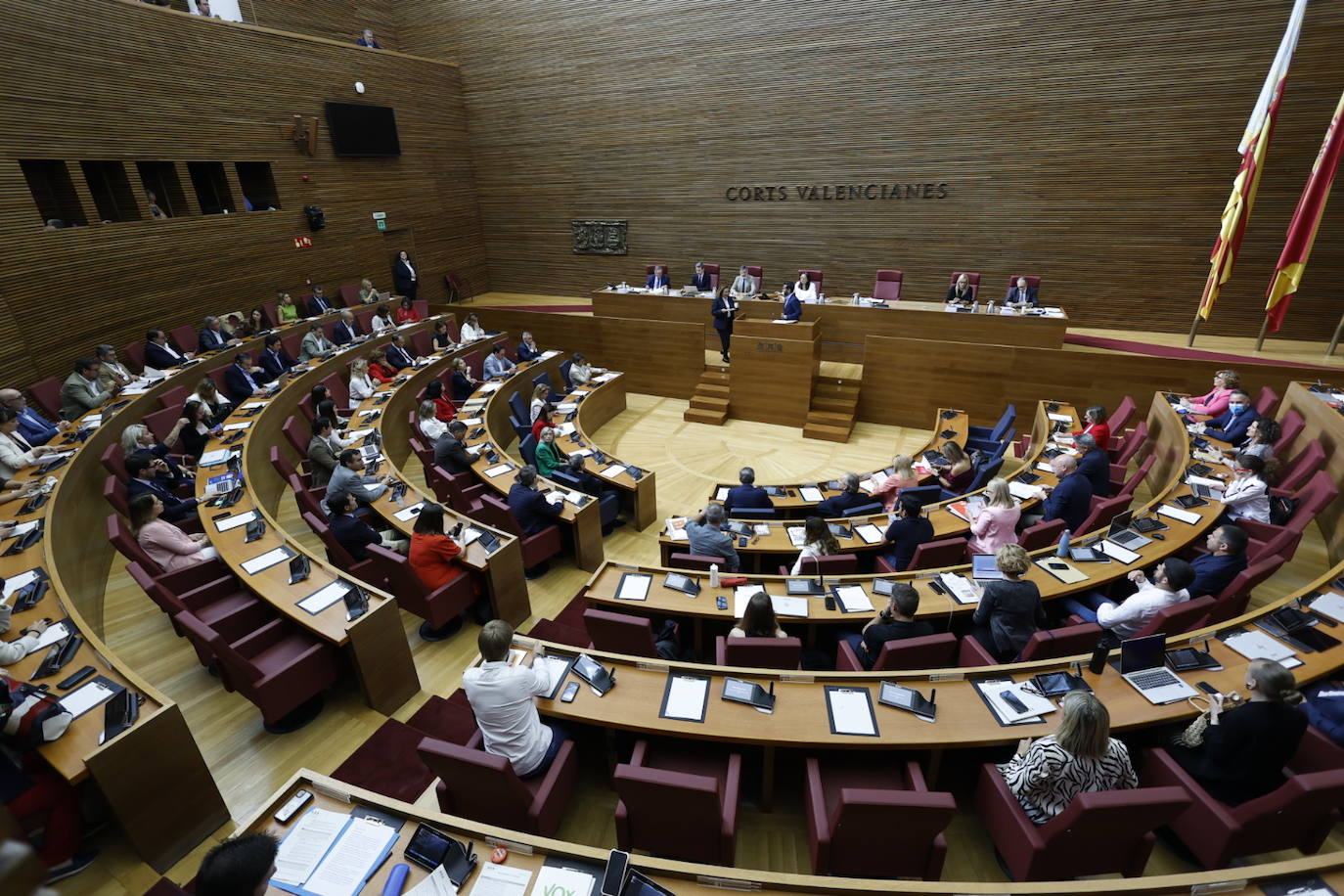 La sesión de control a Mazón en Les Corts, en imágenes