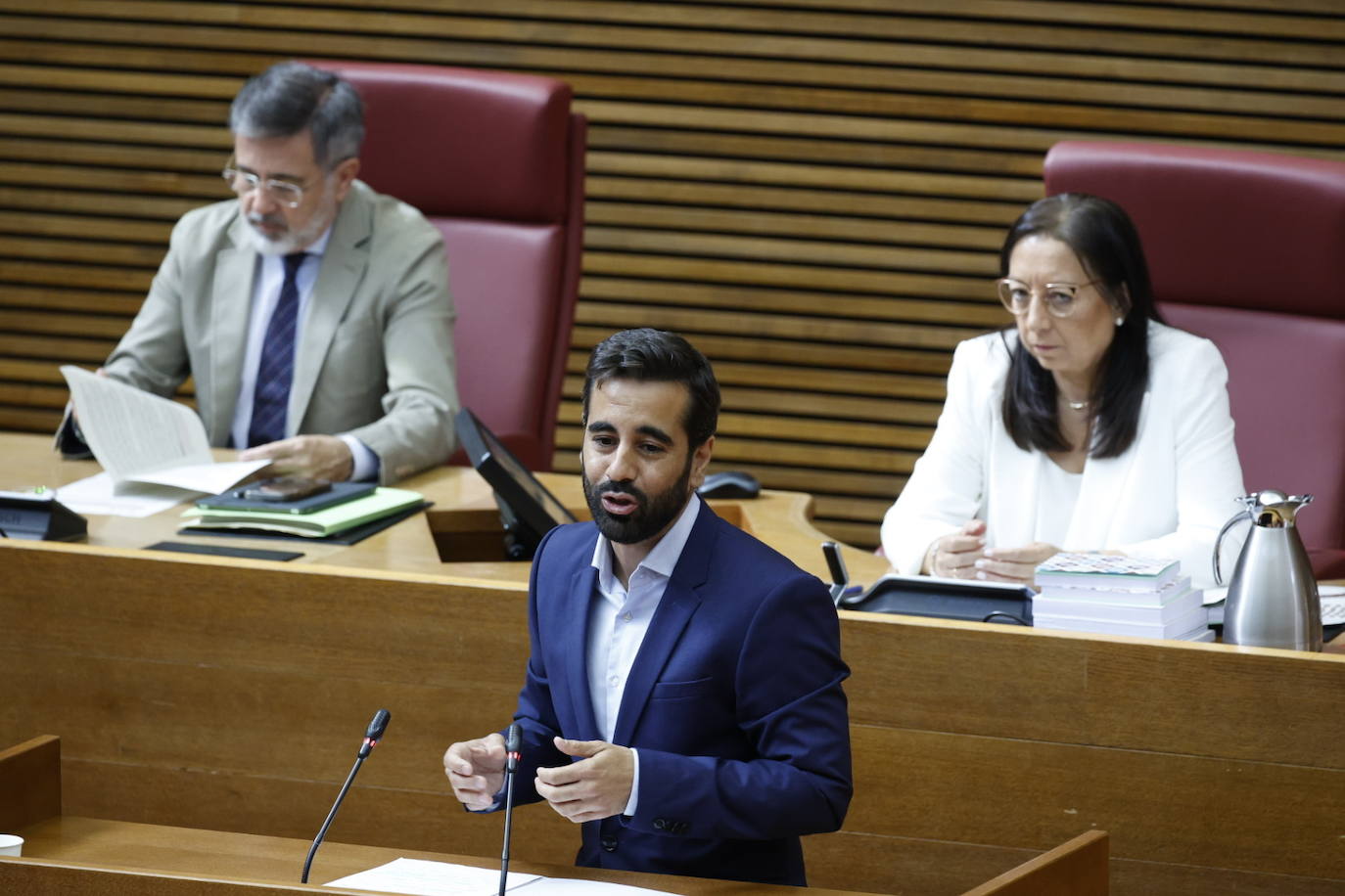 La sesión de control a Mazón en Les Corts, en imágenes