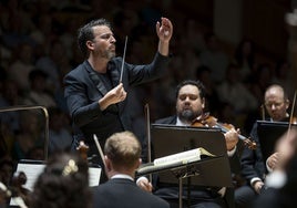 Un momento del concierto del pasado jueves en Les Arts.