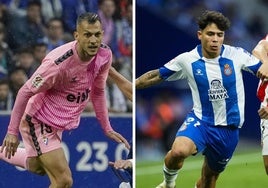 Luismi Sánchez, del Oviedo y Nicolás Melamed, del Espanyol.