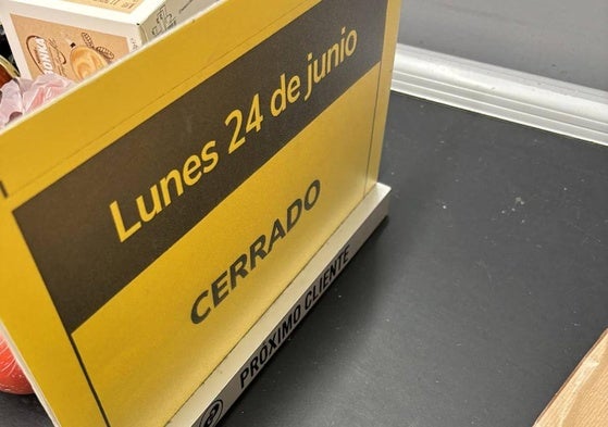 Aviso de Consum a sus clientes por el cierre del 24 de junio.