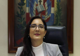 La que fuera cónsul de la República Dominicana, Romina Catherine.