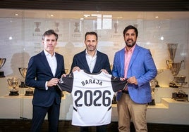 Rubén Baraja, en el anuncio oficial.