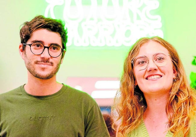 Los emprendedores Ángela Gómez y Alfonso Saura.