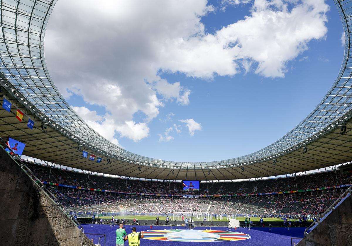 Aspecto del Estadio Olímpico de Berlín.