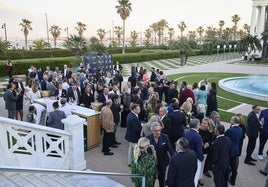 Evento en los jardines del hotel Las Arenas, donde está prevista la celebración posterior a la ceremonia eclesiástica.