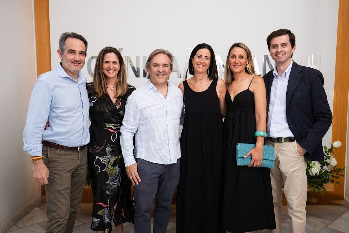 Javier Maldonado, Palo García-Maset, Toni Jordán, Beatriz Maset, Lucía Ballester y el doctor García-Maset.