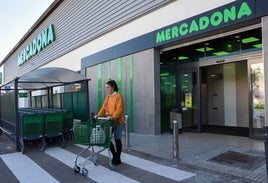 Fachada de un supermercado de Mercadona.