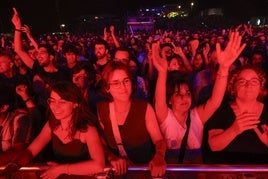 Público en el concierto de Vetusta Morla del pasado sábado en la Marina Sur.