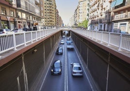 Túnel de Pérez Galdós, en imagen de archivo.