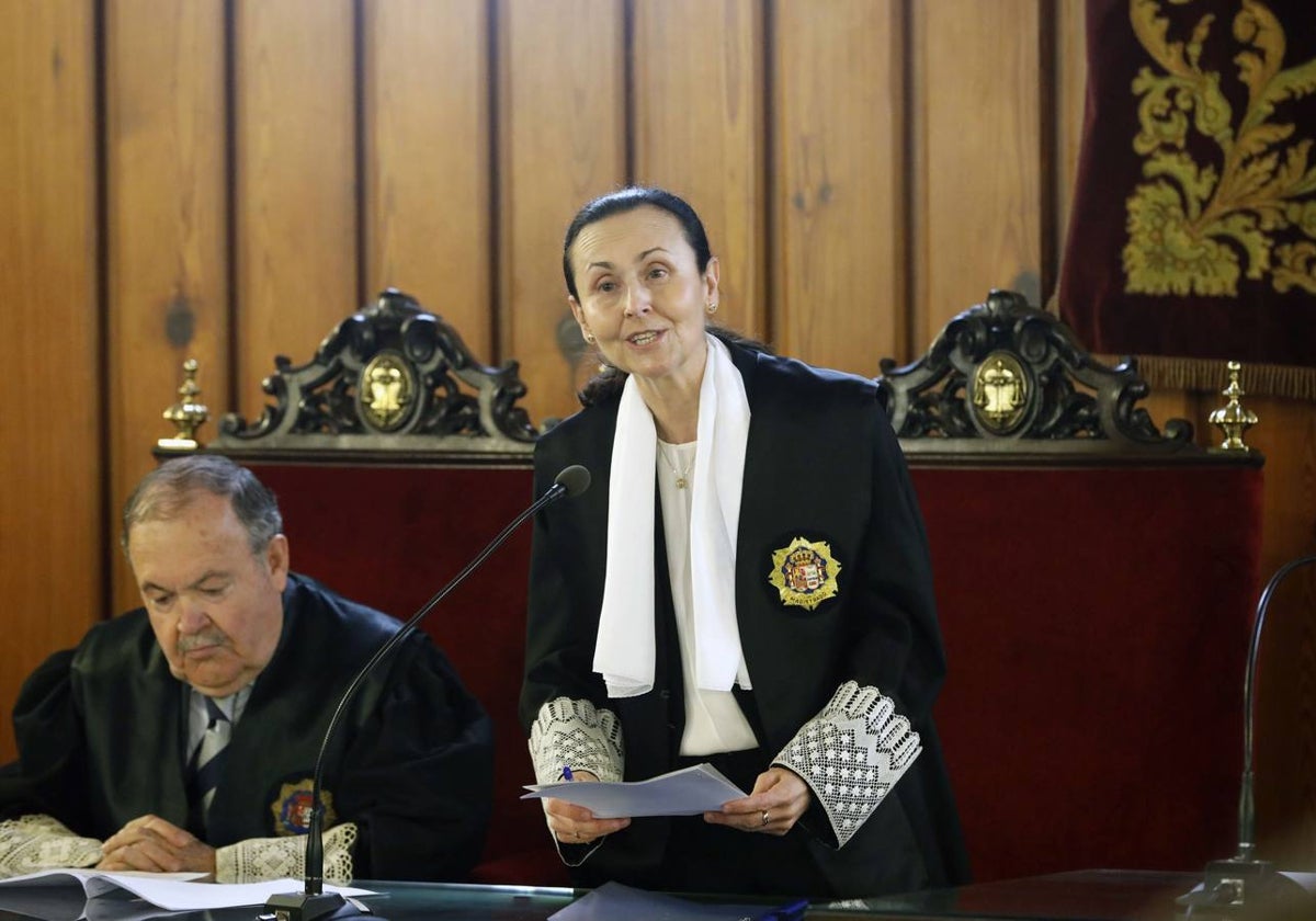 Pilar de la Oliva, presidenta del TSJ.