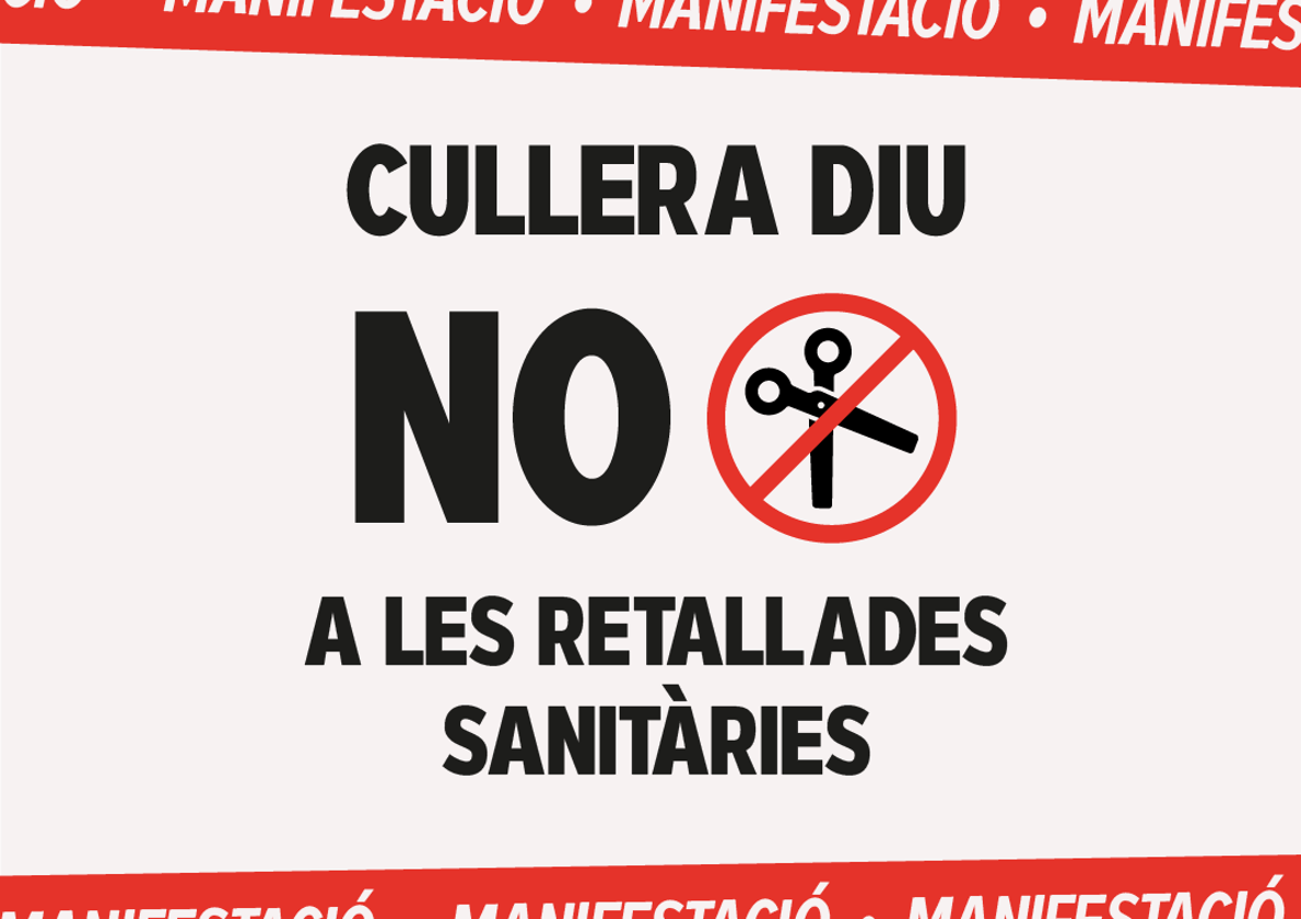 Cartel anunciando la manifestación.