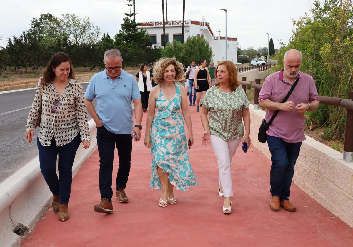 Visita de la vicepresidenta a la Ribera Baixa.