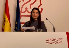 La portavoz del Consell, Ruth Merino.