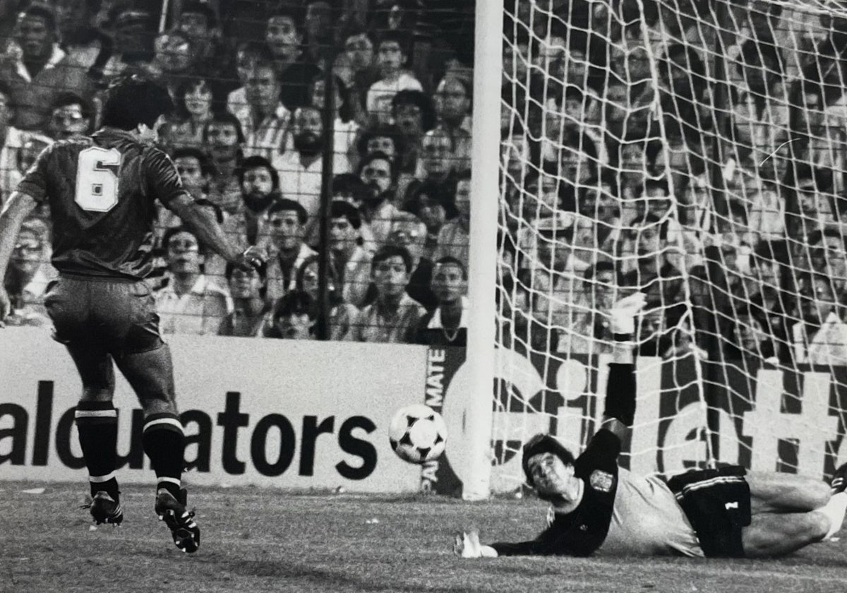 El público de Mestalla se entregó a la selección española durante el Mundial de 1982.