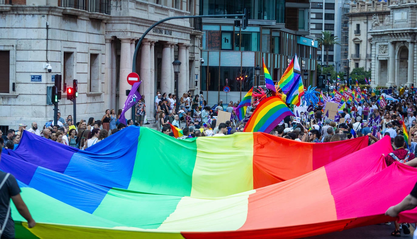 Manifestación del Orgullo LGTBI en Valencia