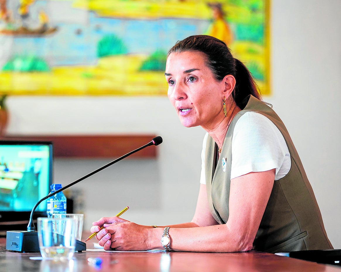 La portavoz del Consell y titular de Hacienda Ruth Merino.