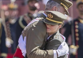 La princesa Leonor recibe la Gran Cruz del Mérito Militar