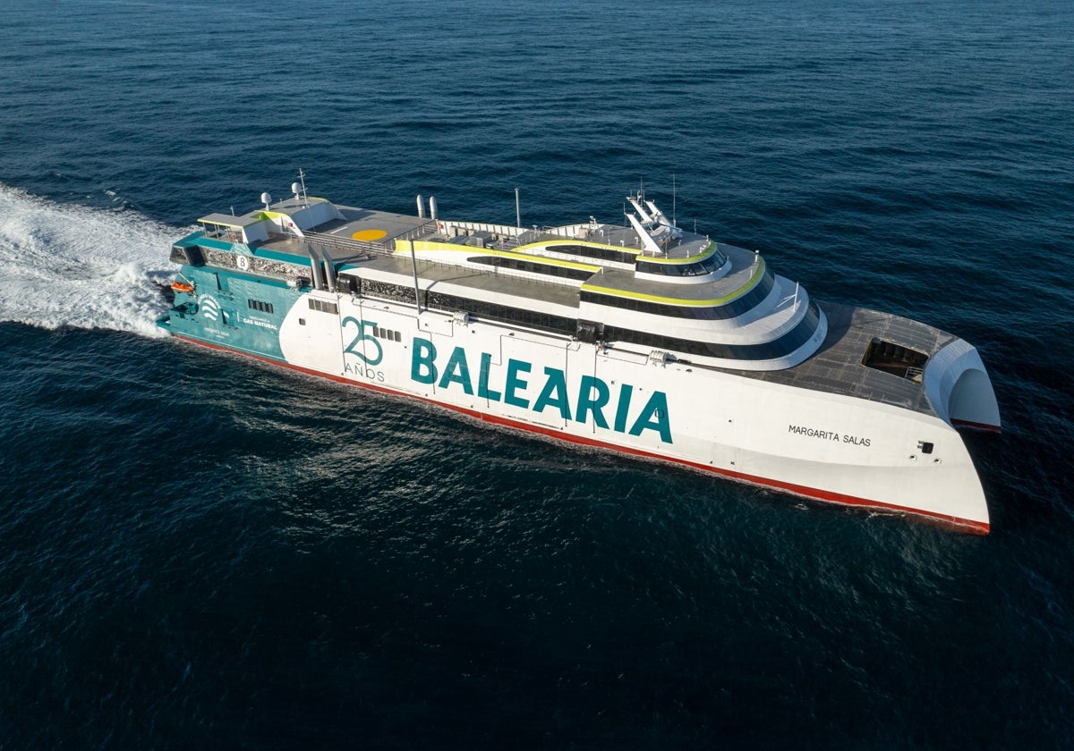 El nuevo 'fast ferry' de Baleària.