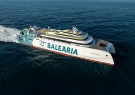 El nuevo 'fast ferry' de Baleària.