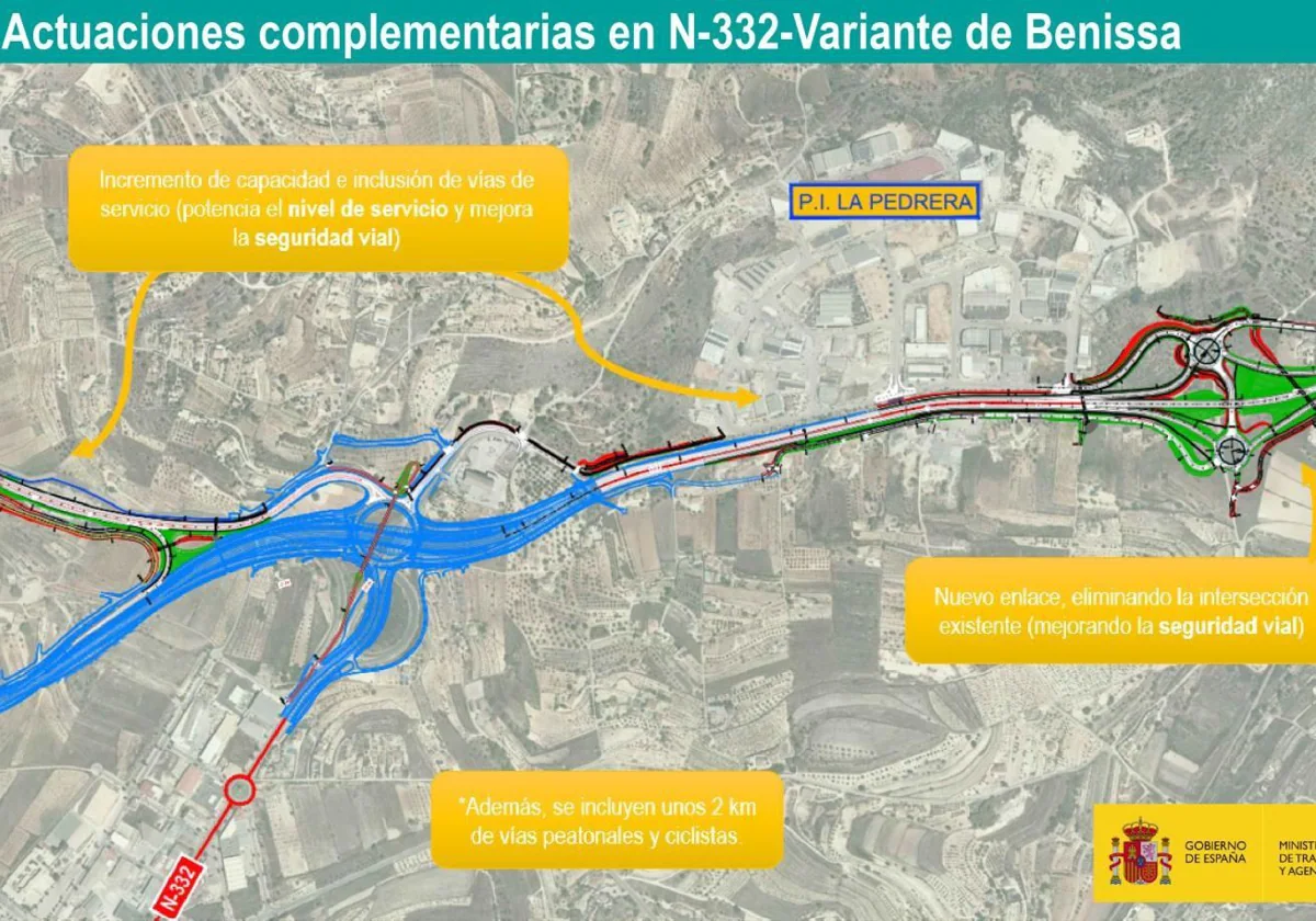 Adjudicas por 19,8 millones las obras complementarias de la variante de Benissa