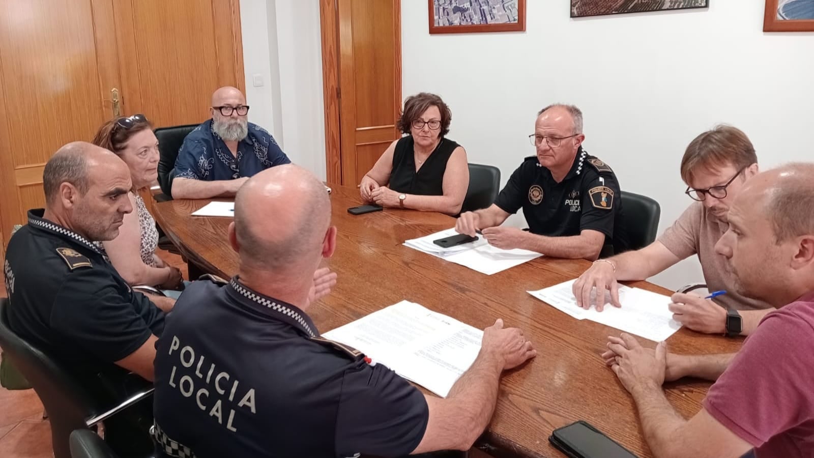 Reunión de coordinación entre los tres municipios.