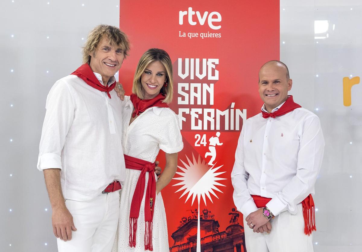 Julián Lantzi, Ana Prada y Teo Lázaro.