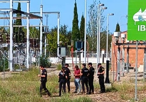 Subestación donde ha tenido lugar la explosión.