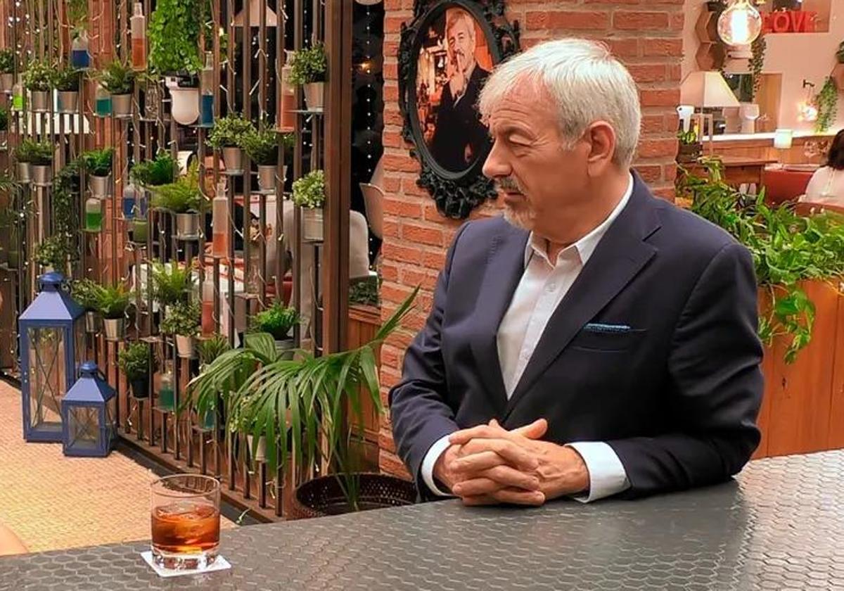 Carlos Sobera, en un programa de 'First Dates'.