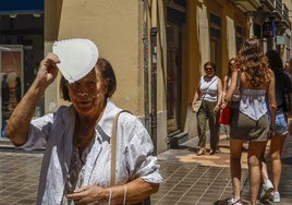 Día de calor en la ciudad de Valencia.