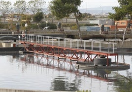 Instalaciones de la depuradora de Pinedo.