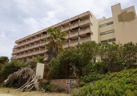 Estado actual del hotel Sidi Saler.