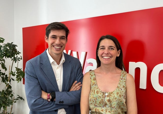 Borja Sanjuán, portavos del PSPV en el Ayuntamiento de Valencia, y María Pérez, portavoz adjunta.