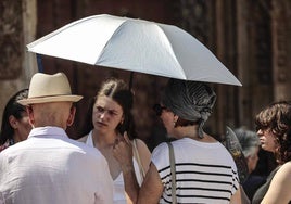 Día de mucho calor en la ciudad de Valencia.