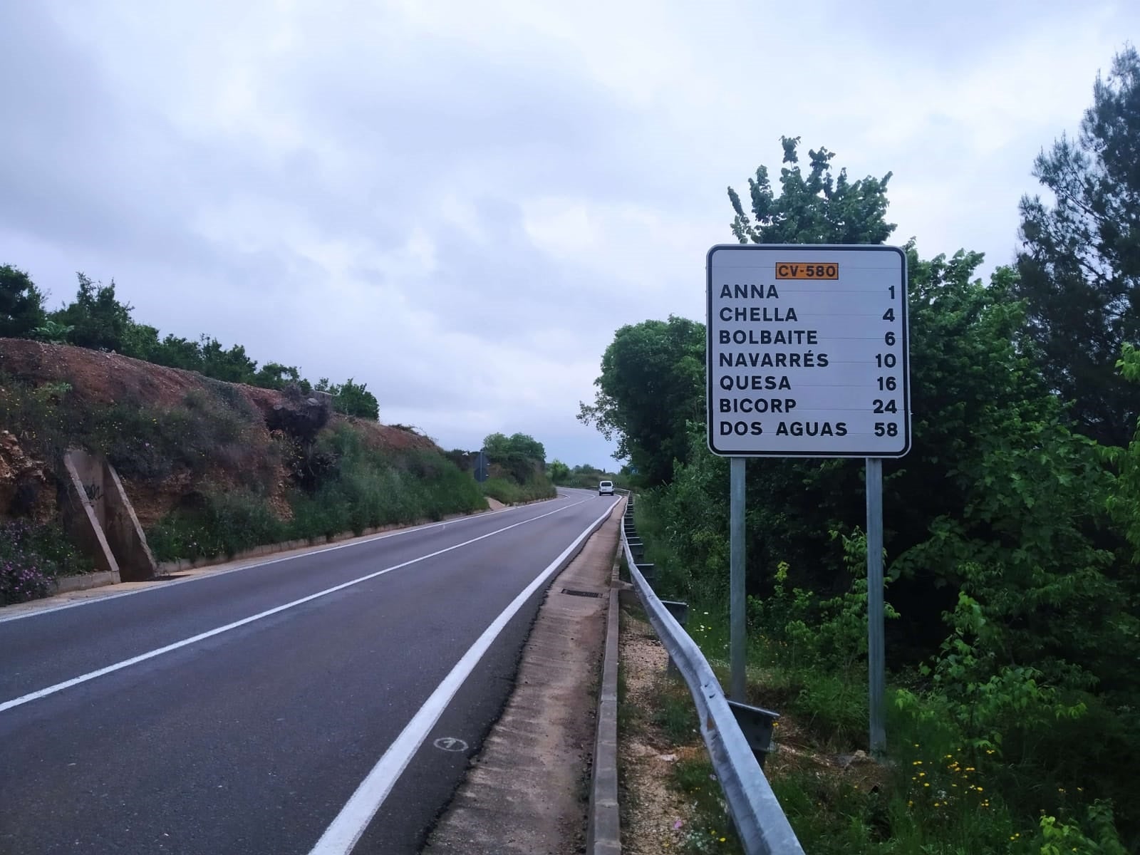 Tramo de carretera en el que se actuará.