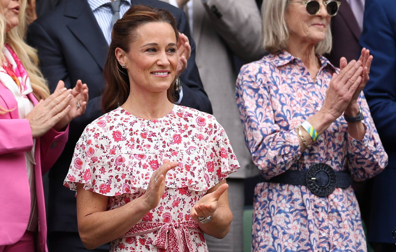 Kate Middleton reaparece en Wimbledon arropada por su familia