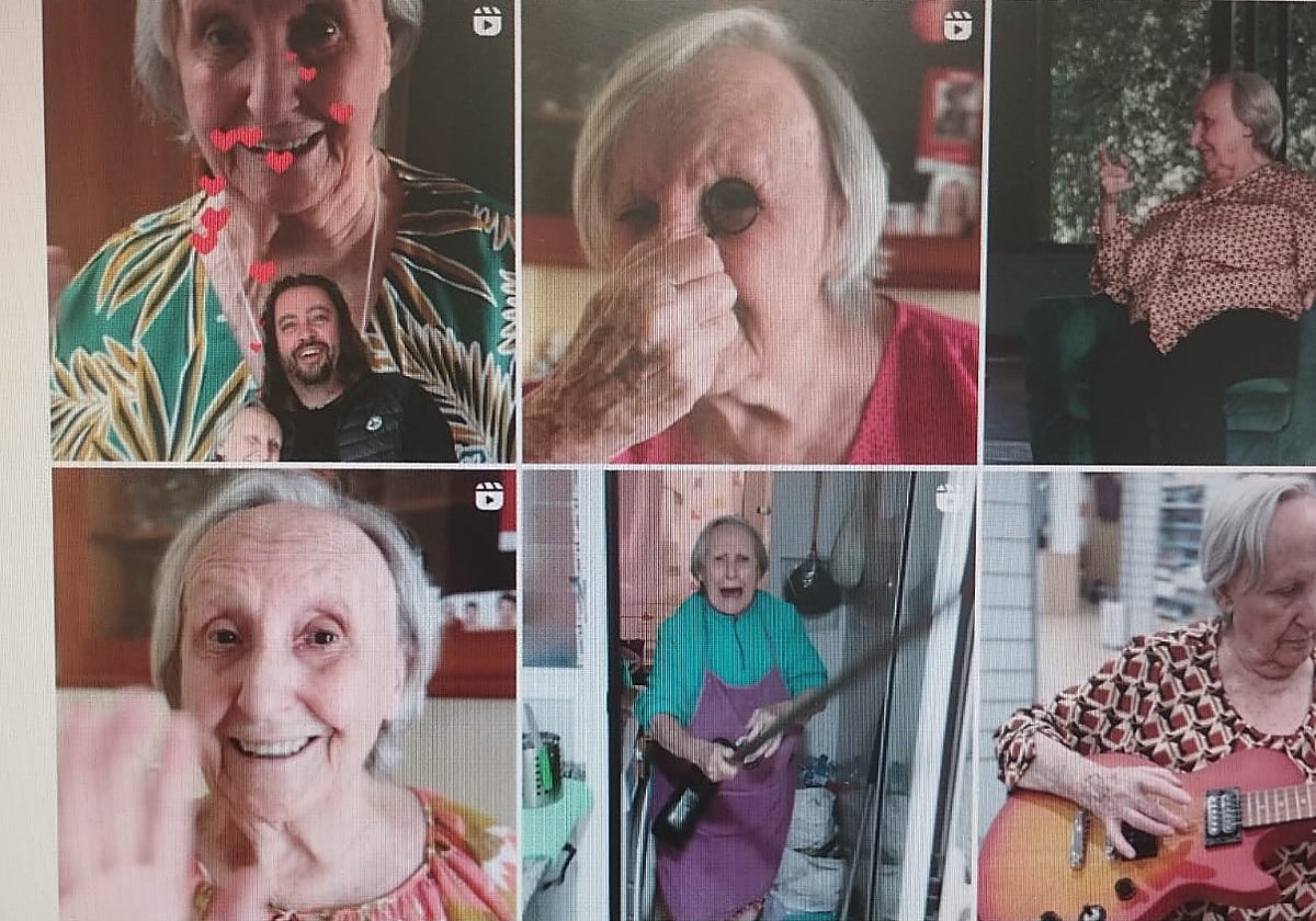 La yaya Mari Carmen, influencer sénior valenciana, en su perfil de instargram.